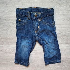 Carter's Infant Boy's Pants Blue Denim Snap Button Closure Jeans Size 3 Months